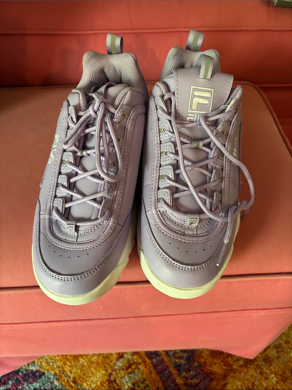 Fila Disruptor II Low Lavender Sneakers